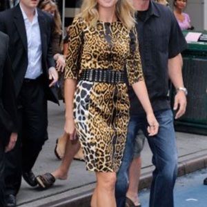 Yves Saint Laurent Vintage Leopard Dress Sz 38/4